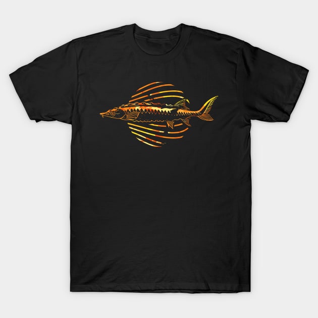 sturgeon fish T-Shirt by keenkei